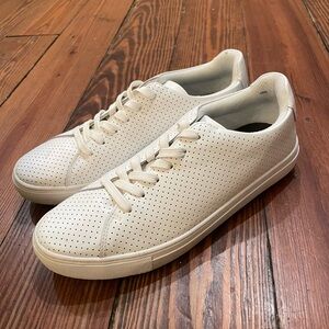 G/FORE WOMENS DURF PERFORATED LEATHER GOLF SHOES, size 11 Womens, white